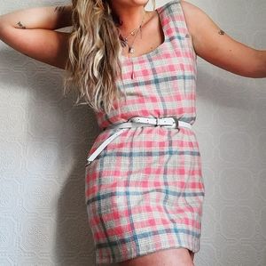 Vintage Wool Plaid Mini